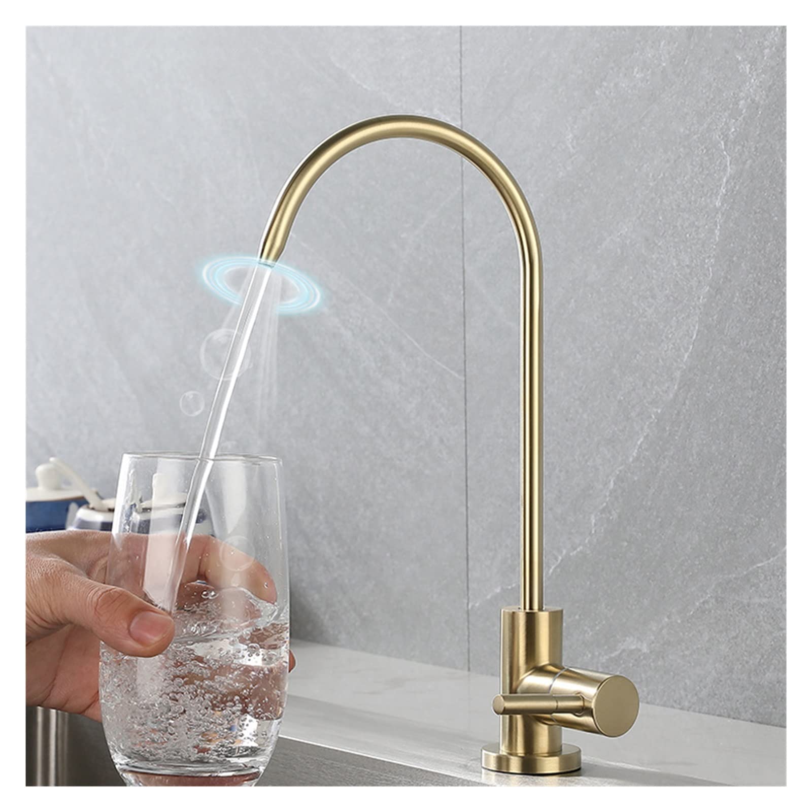 Filtro de Agua de Cocina de Acero Inoxidable Grifo de Agua Potable Grifo Reverso de ósmosmos de Agua Potable