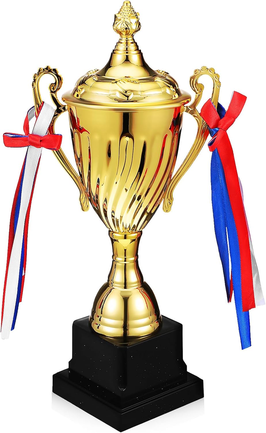 NOLITOY Gold Award Trophy, Large Winner Trophy Cup for Sports Championships, Tournaments, Award Competitions, Spelling Bee (12.59 in)