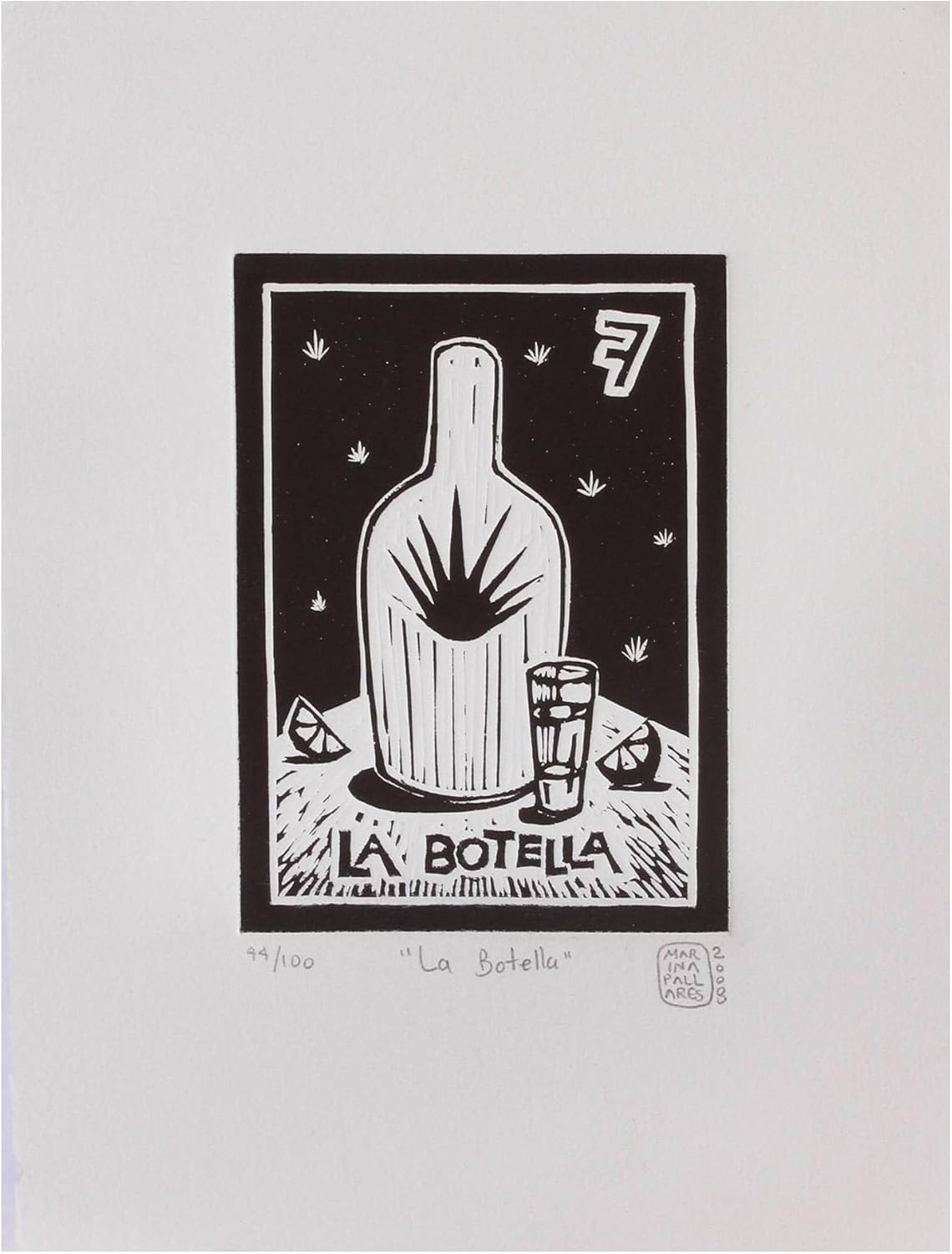 NOVICA Artisan Handmade The Bottle Mexico [6in W x 7.75in H] Tequila Lotto'