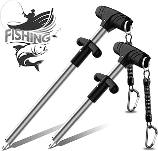 Fish Hook Remover, Easy Reach and Portable Aluminum Fish Hook Remover Tool, Pro Fishing Hooks Extractor, Squeeze-Out Fish Hook Separator Tools 3 Colors Available, Fast Decoupling, No Injury