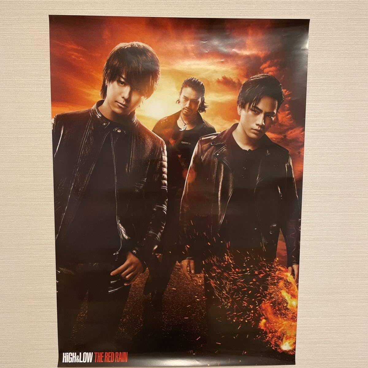 Amazon.co.jp: HIGH ＆ LOW THE RED RAIN 雨宮兄弟 ポスター2枚セット  
