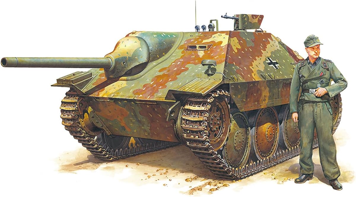 Tamiya 300035285, cazacarros alemán 1:35 de la Segunda Guerra Mundial, 38 toneladas (1).