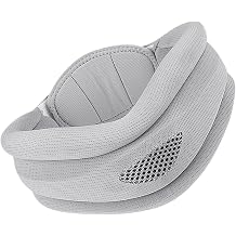 Neck Brace for Neck Pain and Support, Soft Breathable Cervical Collar, Adjustable Cervical Collar, Neck Support Brace Wraps Keep Vertebrae Stable and Aligned