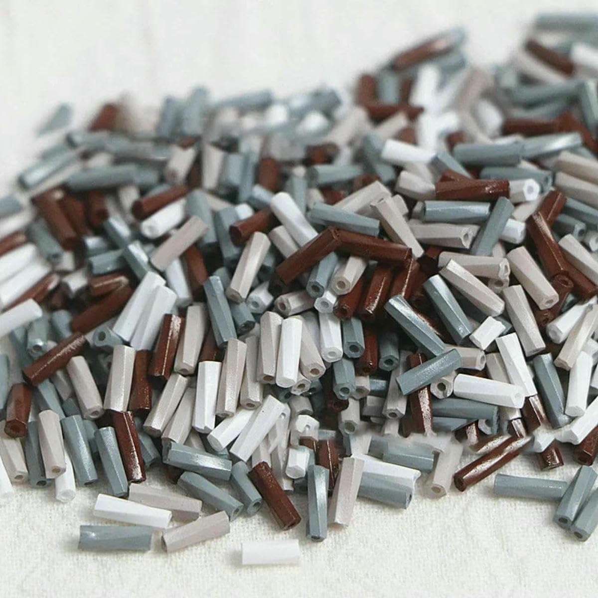 Zestaw do robienia bransoletek dla dorosłych, Szklane koraliki z trąbką, przekładka, 260 jednolity kolor 2x6mm skręcone spiralne nasiona bransoletka DIY tworzenia biżuterii dodatki odzieżowe(TW28)