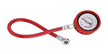 Si Tire Pressure Gauge Htc For Car, Truck, Motorcycle, Bike, Air Checking Meter With Rubber Hose 150 Psi