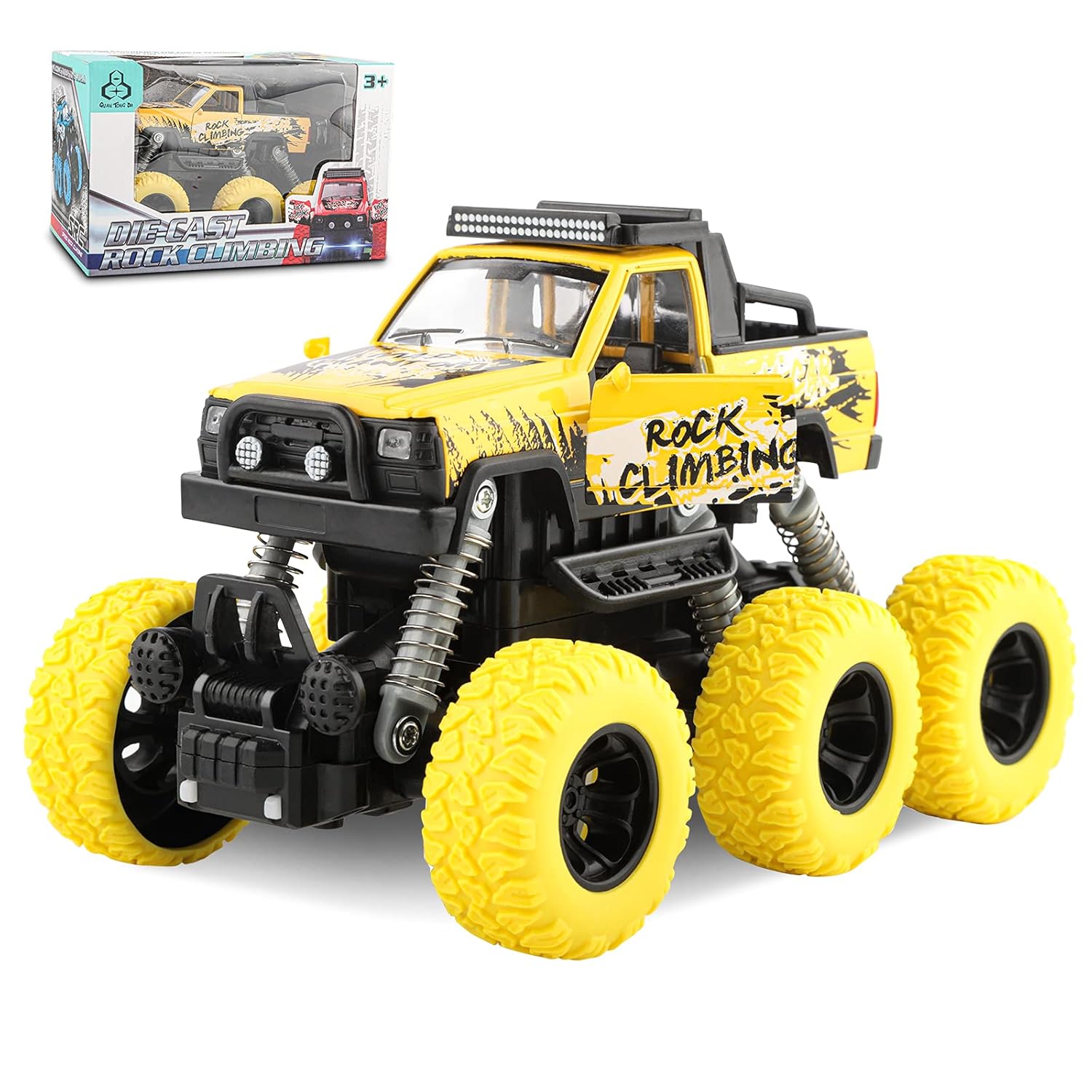 Pull Back Cars Couquin Push and Go Cars Truck Toys Monster Trucks Toys, Pull Back Vehicles
