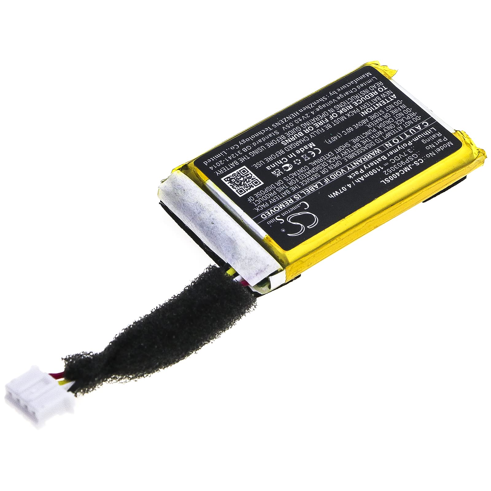 FITHOOD Battery Replacement for JBL Clip 4 AN0402-JK0009880 GSP903052 (1100mAh/3.7V)