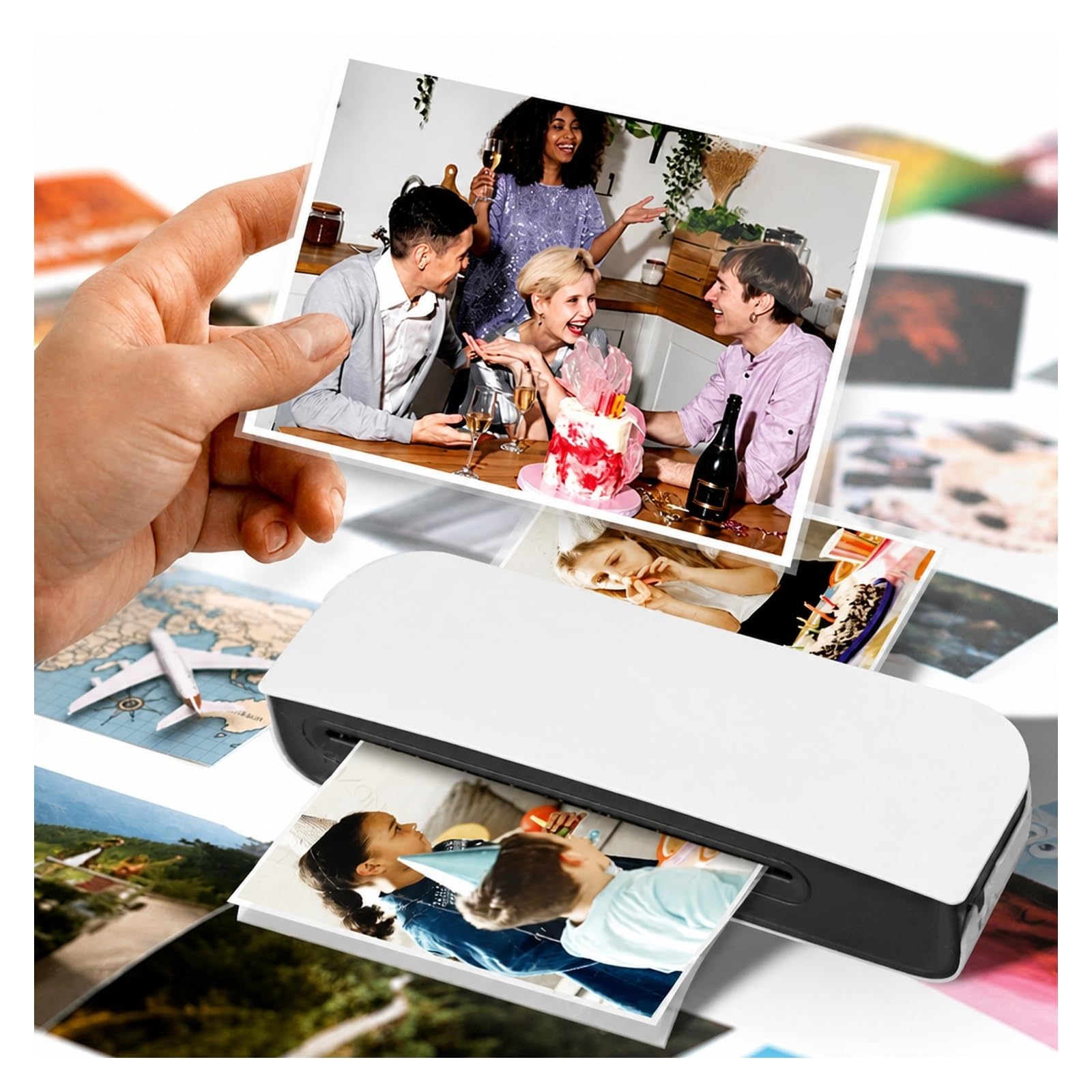 Laminiergerät, Desktop-Laminiermaschinen-Set A4 für Zuhause,Büro