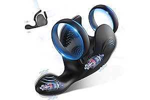 3 in 1 Vibrating Double Penis Cock Ring