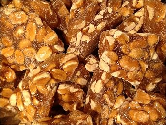 Peanut Brittle   500 Gram Bulk Bag   500g   Assorted Sweet Pick and Mix for Parties, Gifts, and Sharing.