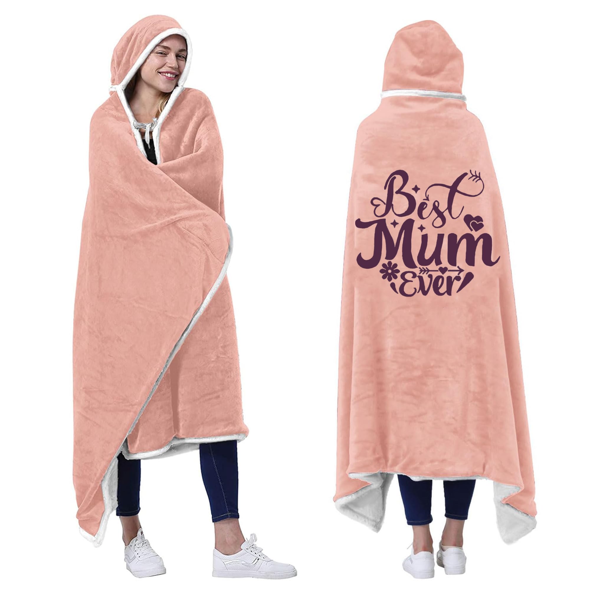 Gifts for Mum Wearable Blanket Hoodie - Birthday Gifts for Mum from Daughter Son, Mum Gifts for Christmas - Wife Birthday Gift, Gifts for Wife from Husband