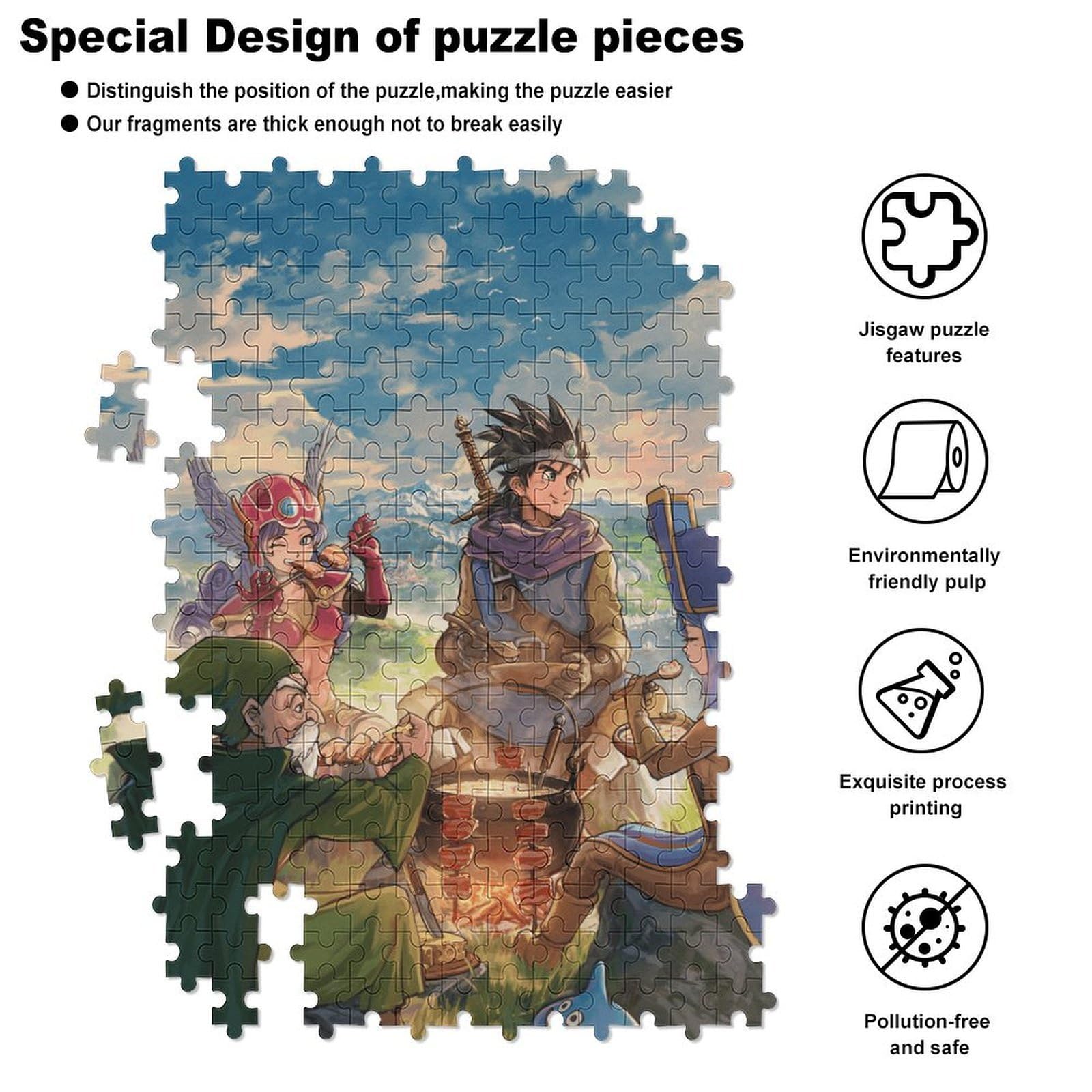Amazon.co.jp: ドラゴンクエスト 木製ジグソーパズル 1500ピース 完成