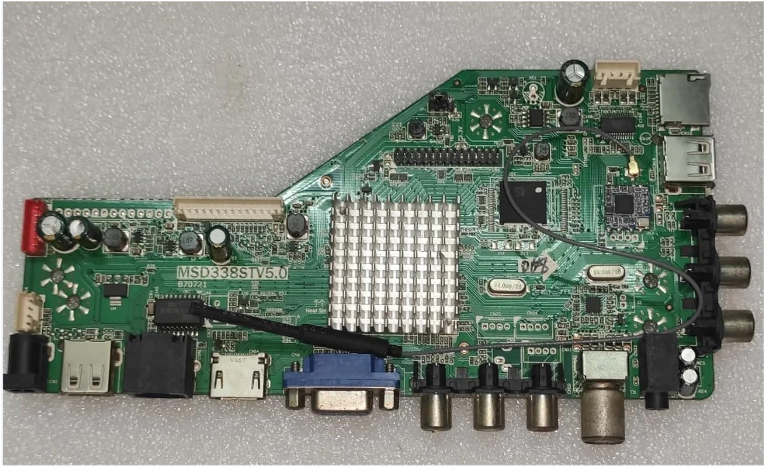 MSD338STV5.0 LCD TV Driver Board Motherboard is Compatible with All Kinds of LCD Dual Core 512m+4g Memory WiFi,Parts Replacement(1440x900)