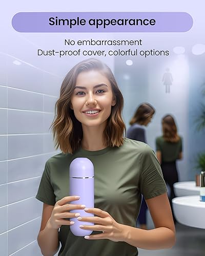 Miniatura 5 de Redsack Botella de bidé portátil para mujeres y hombres, accesorio de bidé personal para inodoro bidé de mano (morado)