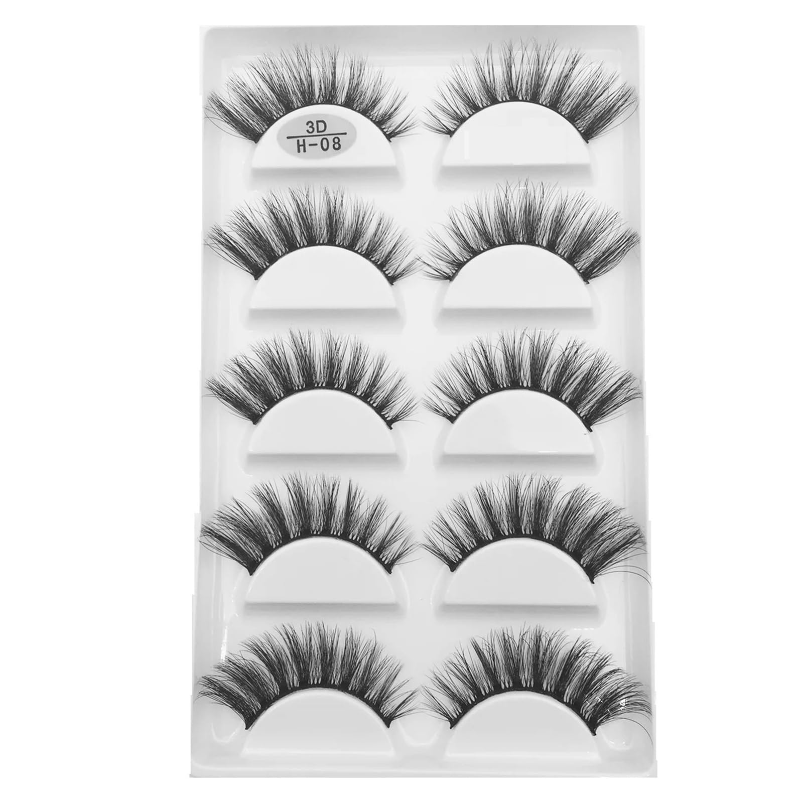 UAMOU 16 Style 10 50 Boxes 3D Mink Lashes Natural Cross False Eyelashes Long Messy Makeup Eye Lashes