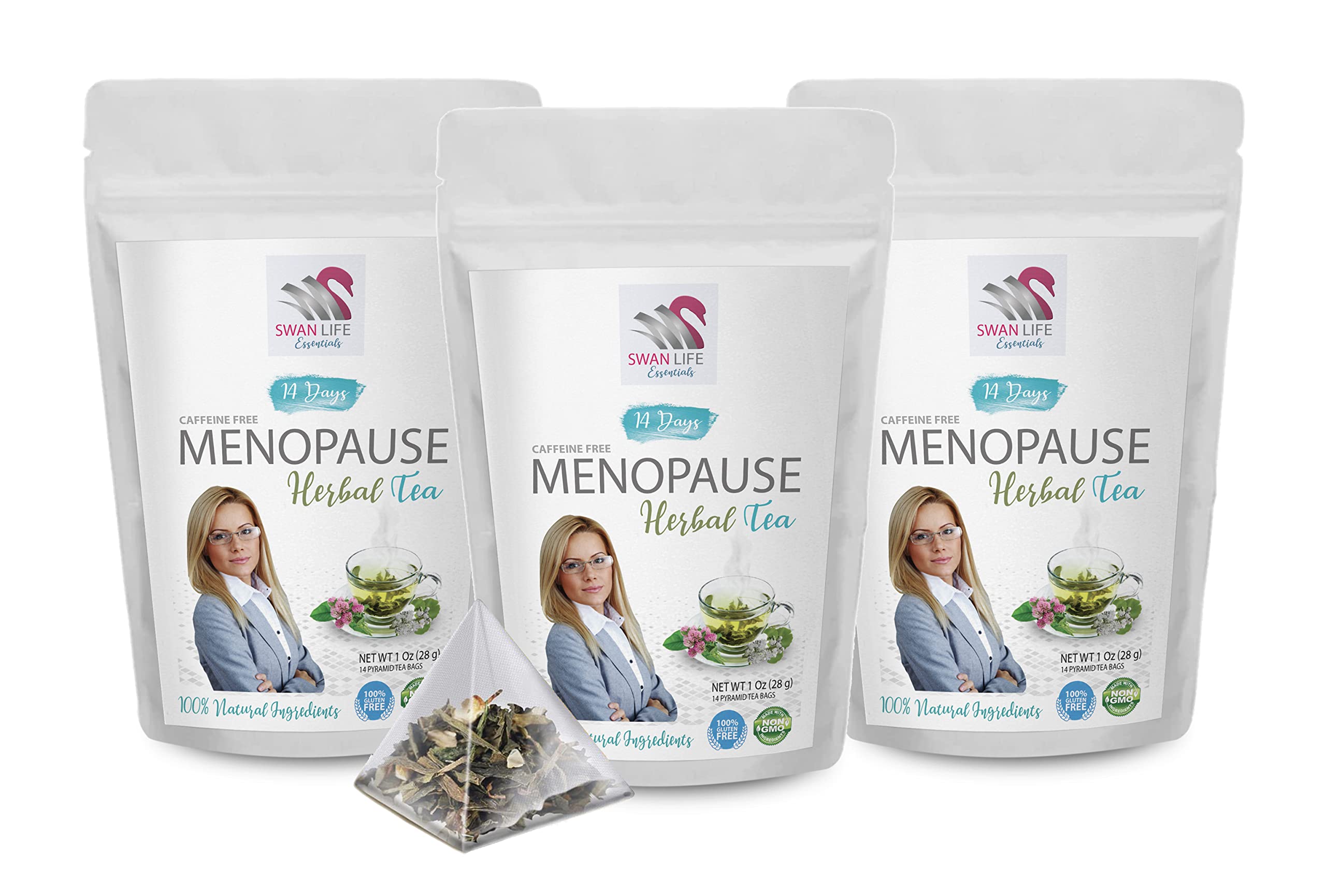 menopause tea for hot flashes - menstrual cramps tea - MENOPAUSE HERBAL TEA 42 DAYS - menopause tea with red clover, night sweats relief, menopause tea with cinnamon, hot flashes menopause relief