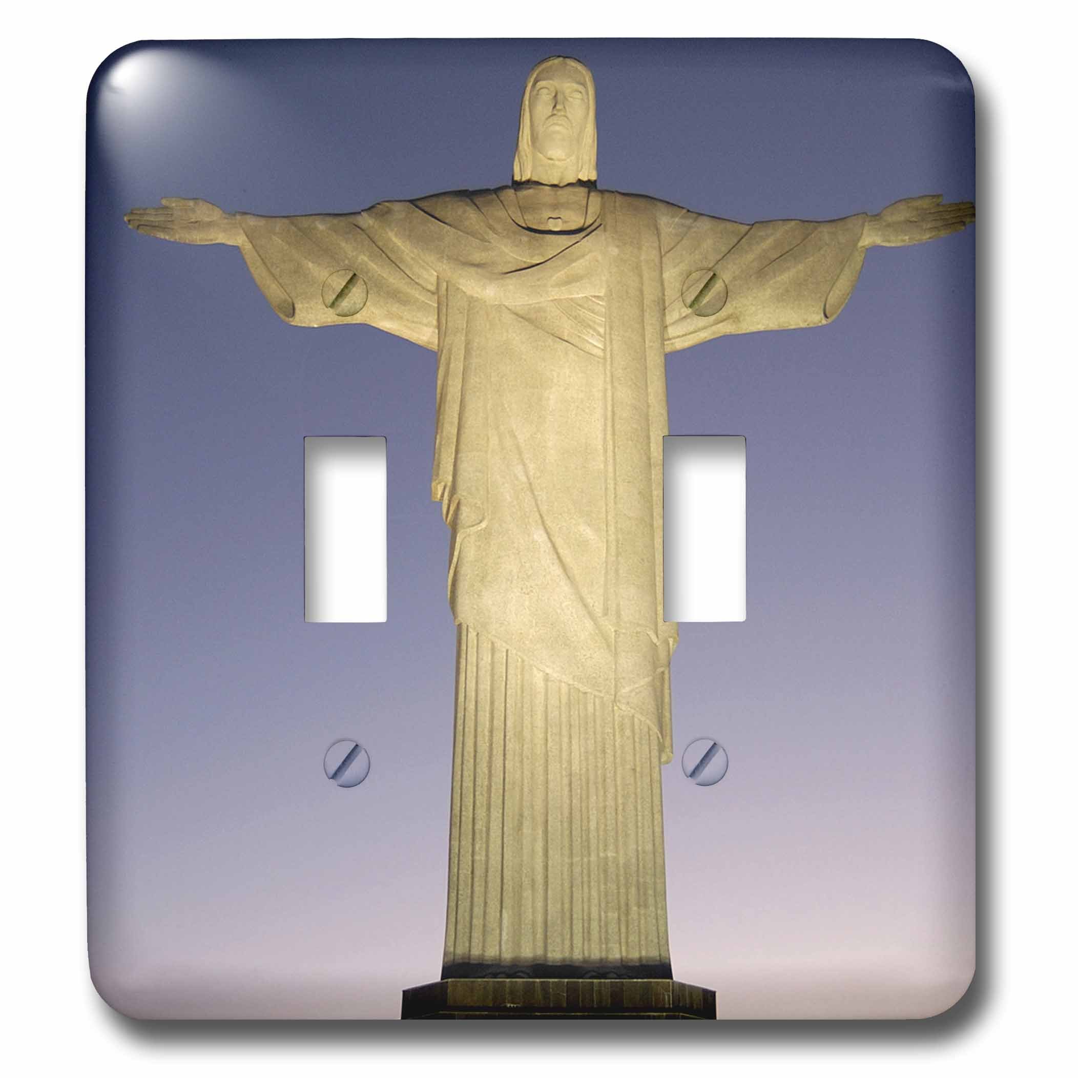 Interrupteur double Christ le Rédempteur Rio Brésil 3dRose lsp_85730_2