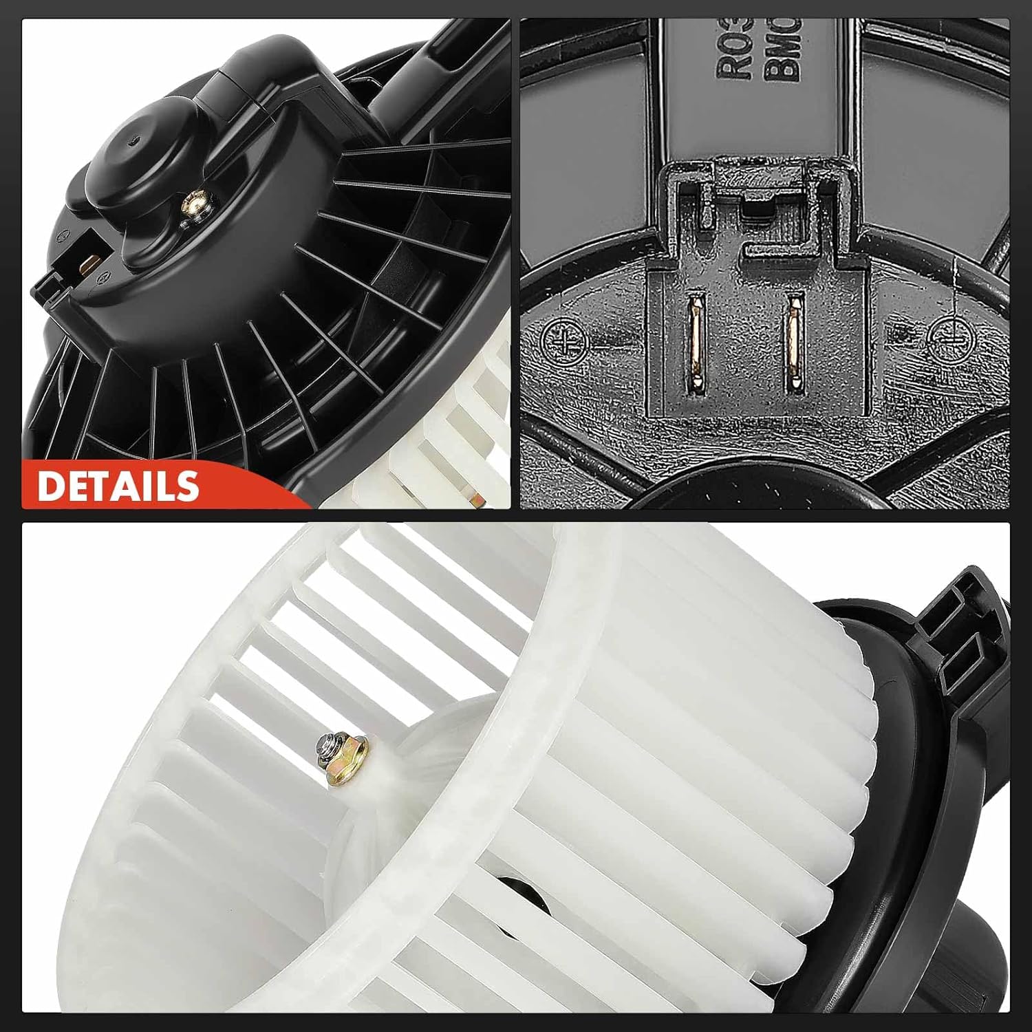 A-Premium Front HVAC Heater Blower Motor Compatible with Toyota Camry 2002-2006, Sienna 2004-2006, RX330 2004-2006, Solara 2004-2008, with Fan Cage, Replace# 8710306031, 8710306041