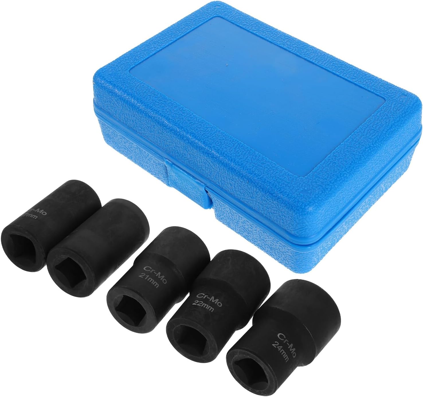 6pcs Stripped Nut Remover Socket Set Impact Extractor Kit for Damaged Bolts Lug Nuts Tire Repair Home and Garage Mechanics Tools