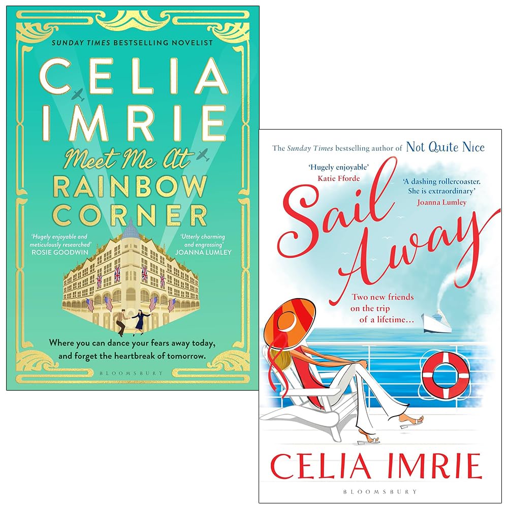 Celia Imrie Collection 2 Books Set (Meet Me at Rainbow Corner & Sail Away)