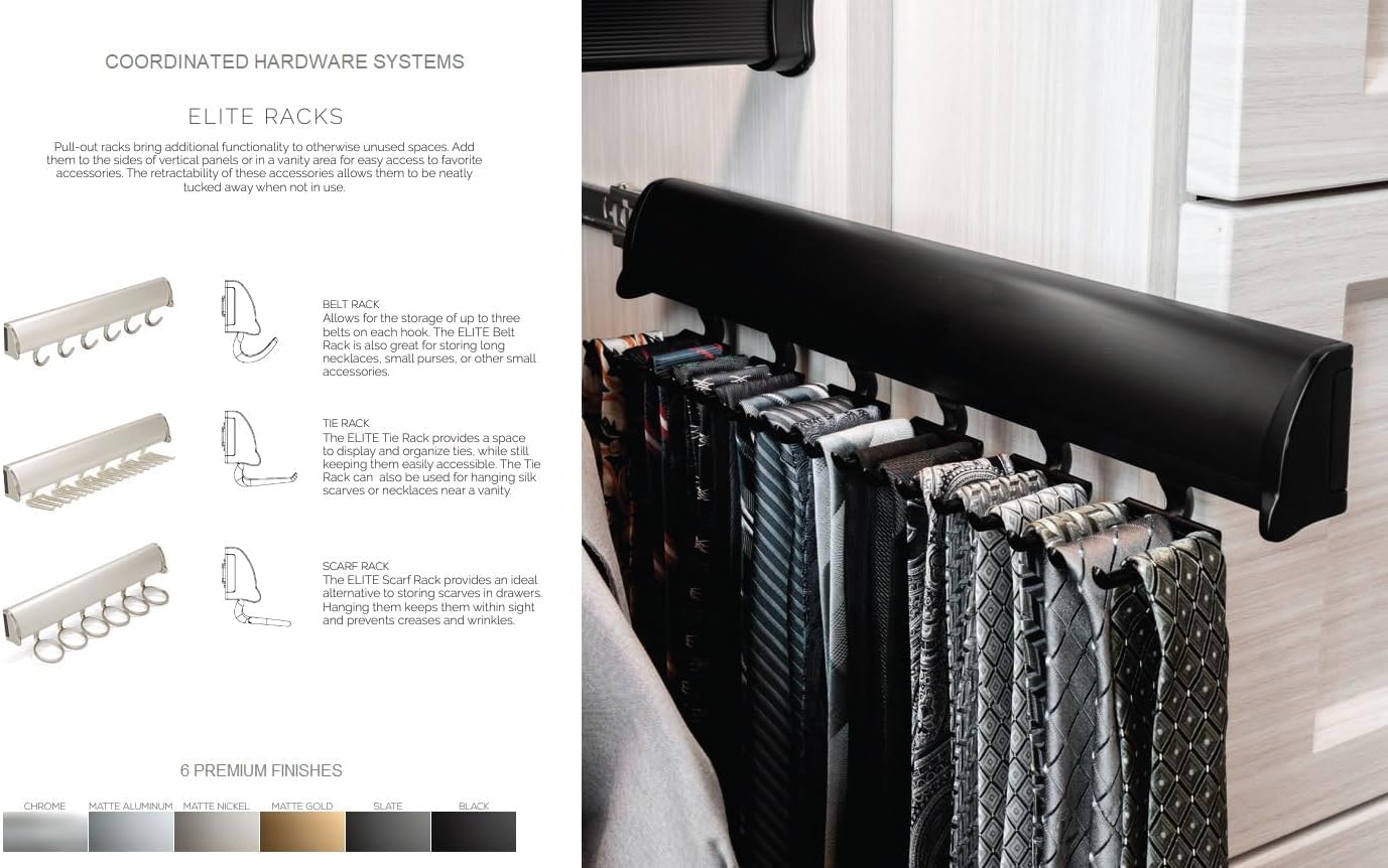 TAG Hardware Full Extension Pullout Laundry Hamper with Removable Bag NEW BLACK (Width (18") 457 mm)