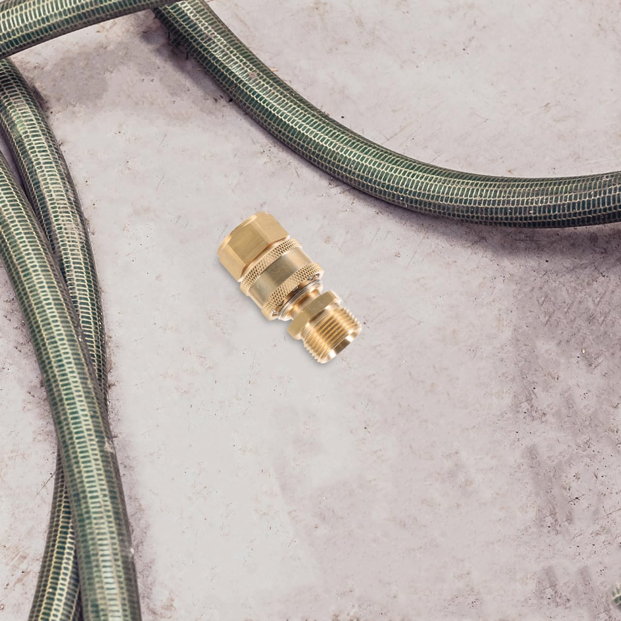 Connettore per tubo da giardino a sgancio rapido da 3/8", adattatore per tubo ad alta pressione, compatibile con rondelle e kit di irrigazione a goccia e
