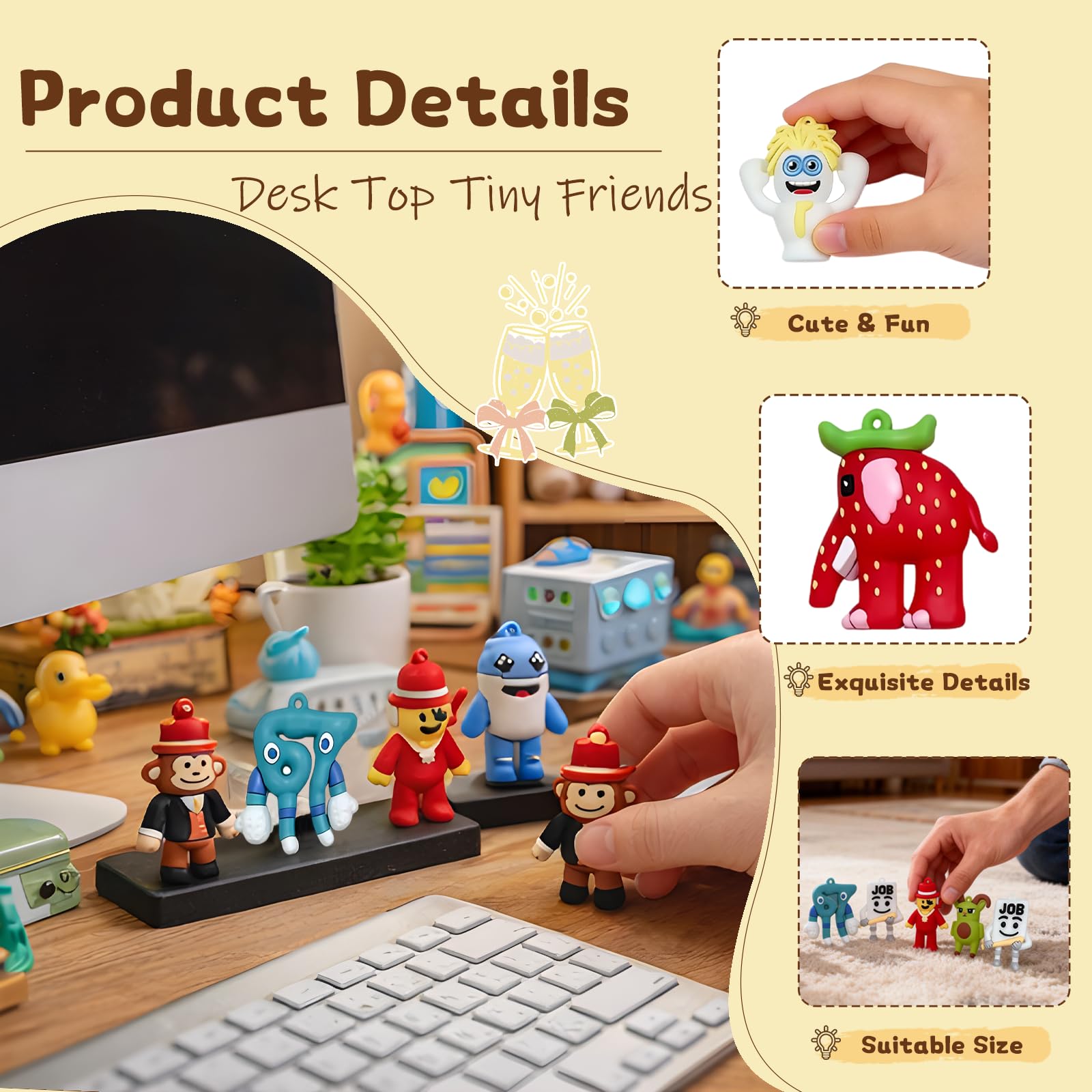 Amazon.com: 24PCS Steal a Brainrot Figure Set – Italian Brainrot