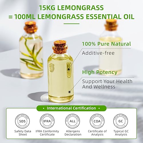 Miniatura 232 de HIQILI Aceite esencial de albahaca de 1 fl oz, 100% puro sin diluir para la piel, difusor, 1.0 fl oz