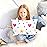 UOMNY Toddler Pillowcases for Girls 13X18 12x16 14x19 Star Baby Pillow Case 2 Pack Small Pillow Covers for Travel Pillow Blue White