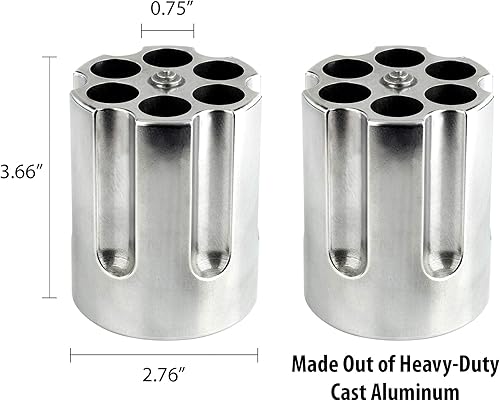 Miniatura 2 de Barbuzzo - Portalápices y lápices de cañón para pistola con peso de papel, color negro  Bloquea y carga tus lápices y bolígrafos favoritos en tu