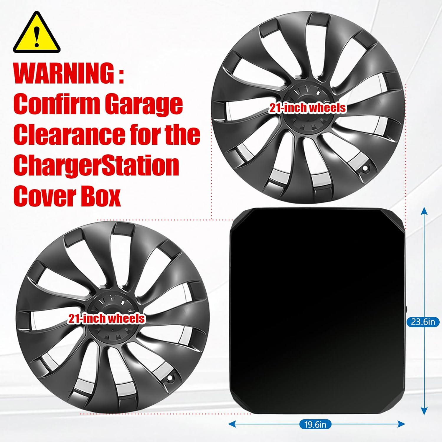 Heavy Duty Outdoor Charger Station Cover Box fit for Tesla gen 3th Wall Connector & Most EV Charger, Super Large Size Waterproof Dustproof Indoor/Outdoor Wall Mount Charger Enclosure Extra Large(for Outdoor Charger)