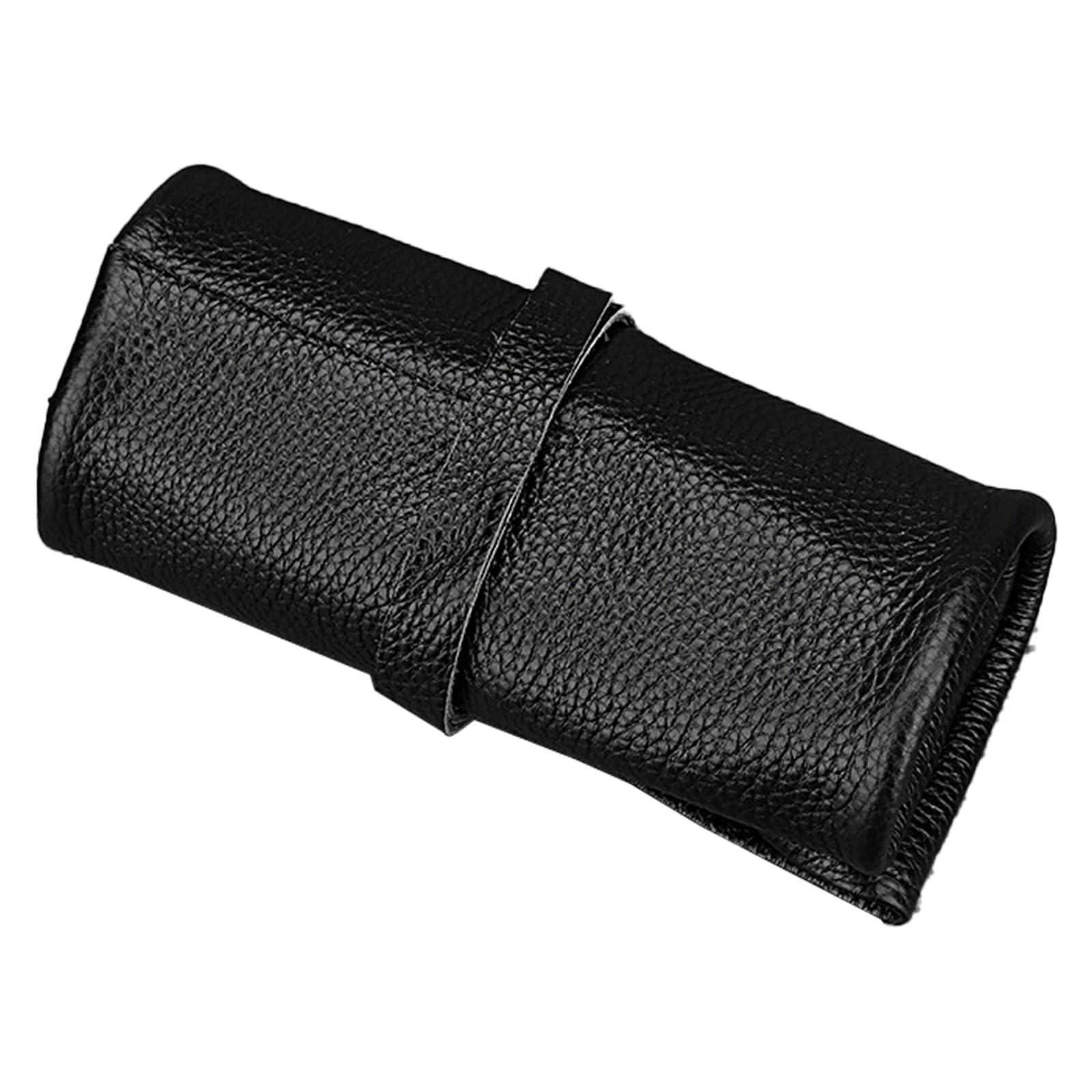 Limtula Genuine Leather Watch Roll Travel Case for Mechanical Watches Sophisticated Soft Lining Timepieces Storage Sleeve Leather Watch Roll