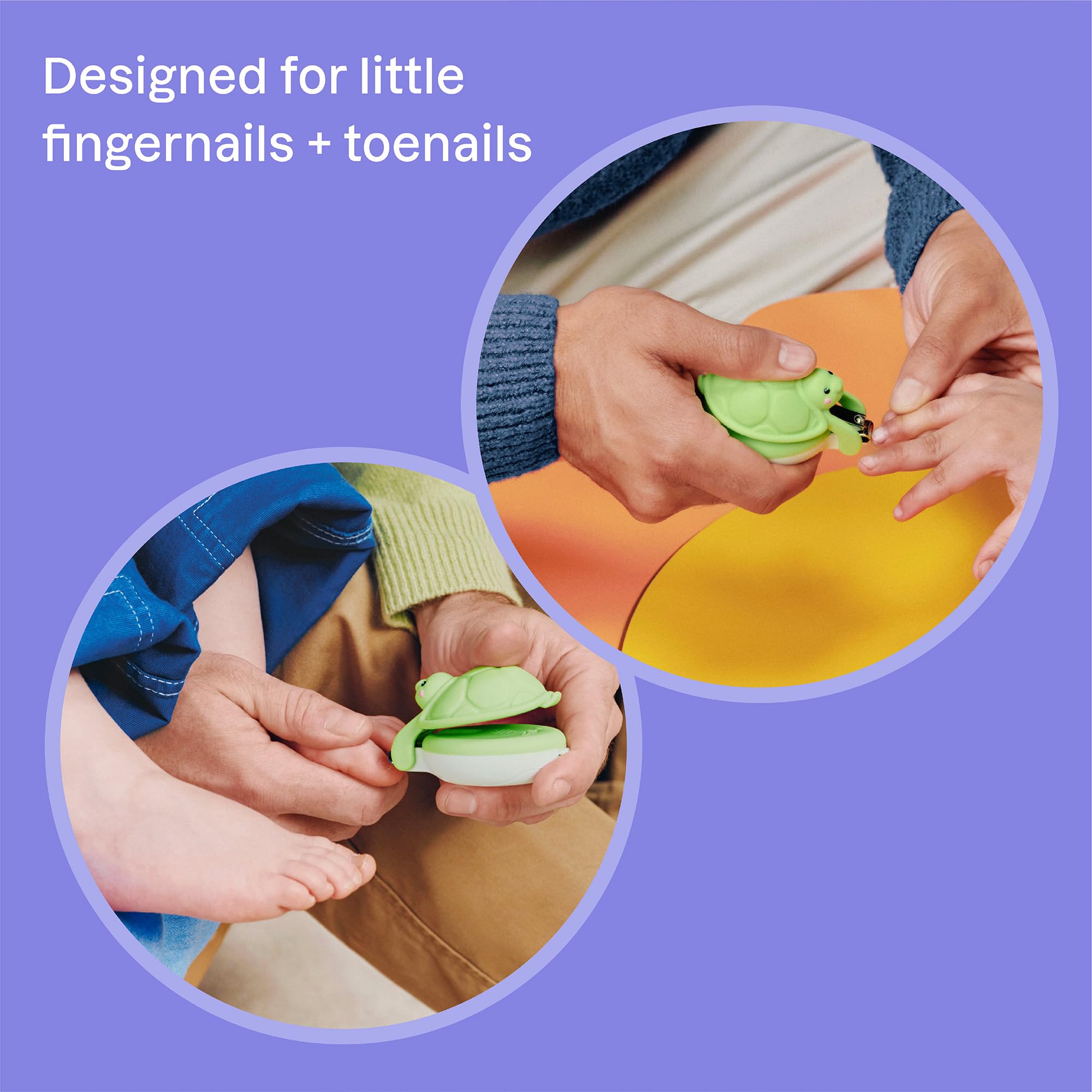 Playhouse MD Cortaúñas interactivo para recién nacidos, bebés y niños pequeños, recortador de uñas ergonómico con pestillo de seguridad, más de 20 sonidos opcionales, lima de uñas adicional, kit de