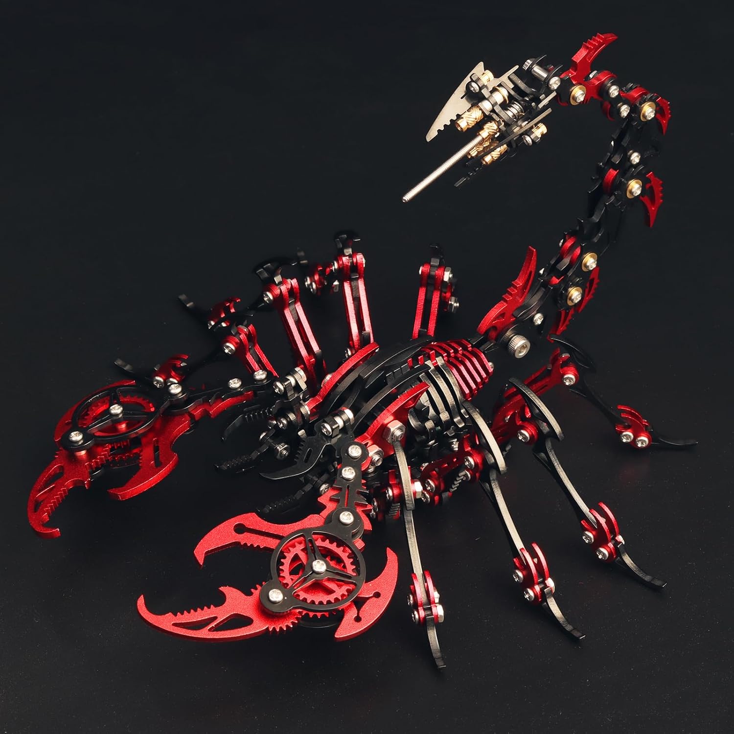 3D Metal Puzzles for Adults, Scorpion 3D Metal Model Kit to Build DIY Colorful 3D Puzzle Ornaments for Adults, Teens Birthday Christmas