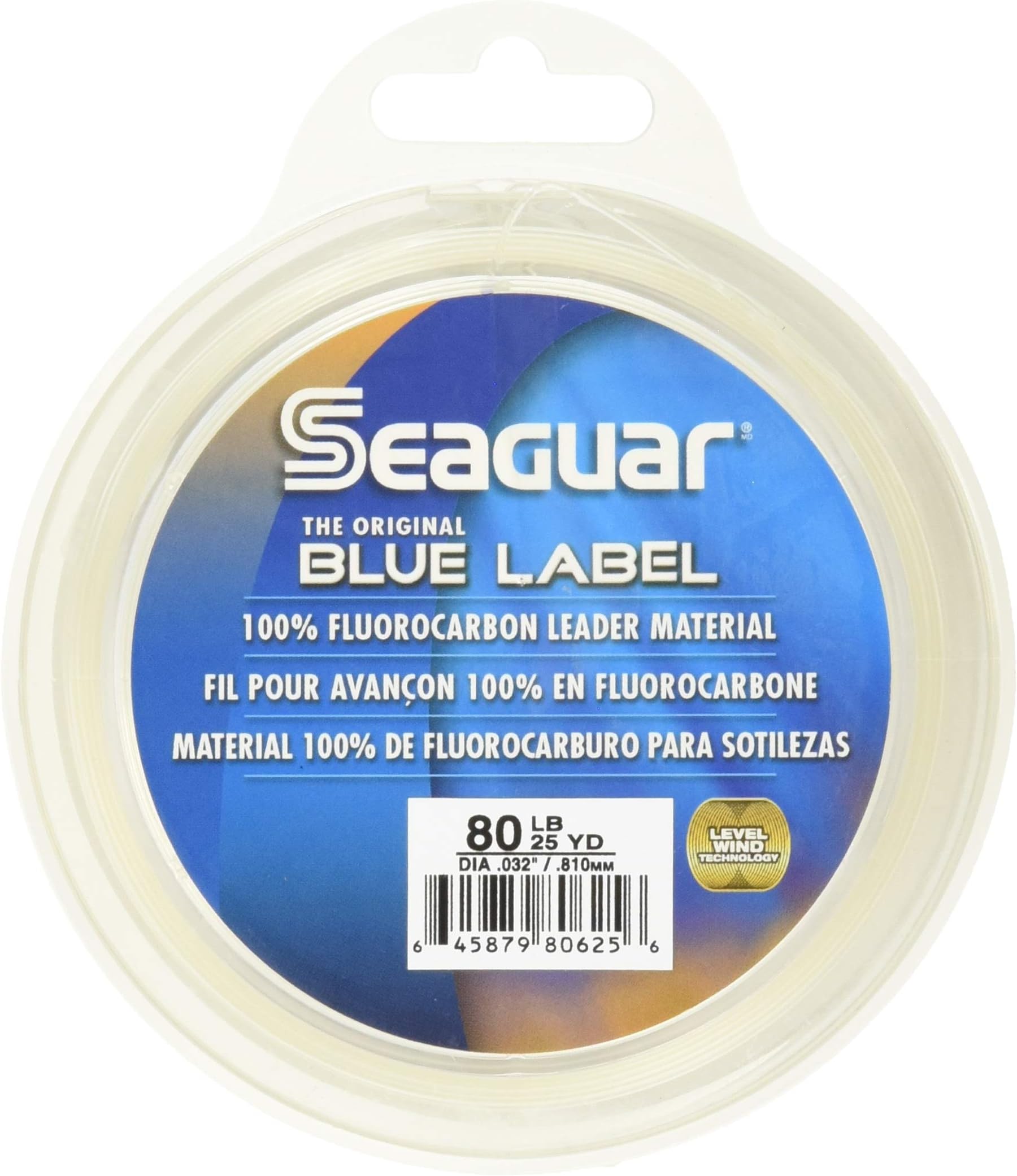 Fluorocarbon Leader 80 Pound Test, 25 Yard Coil