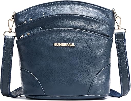 Womens Leather Crossbody Genuine Leather Purse Handbag Vintage Crossbody Phone Bag, for Work Travel