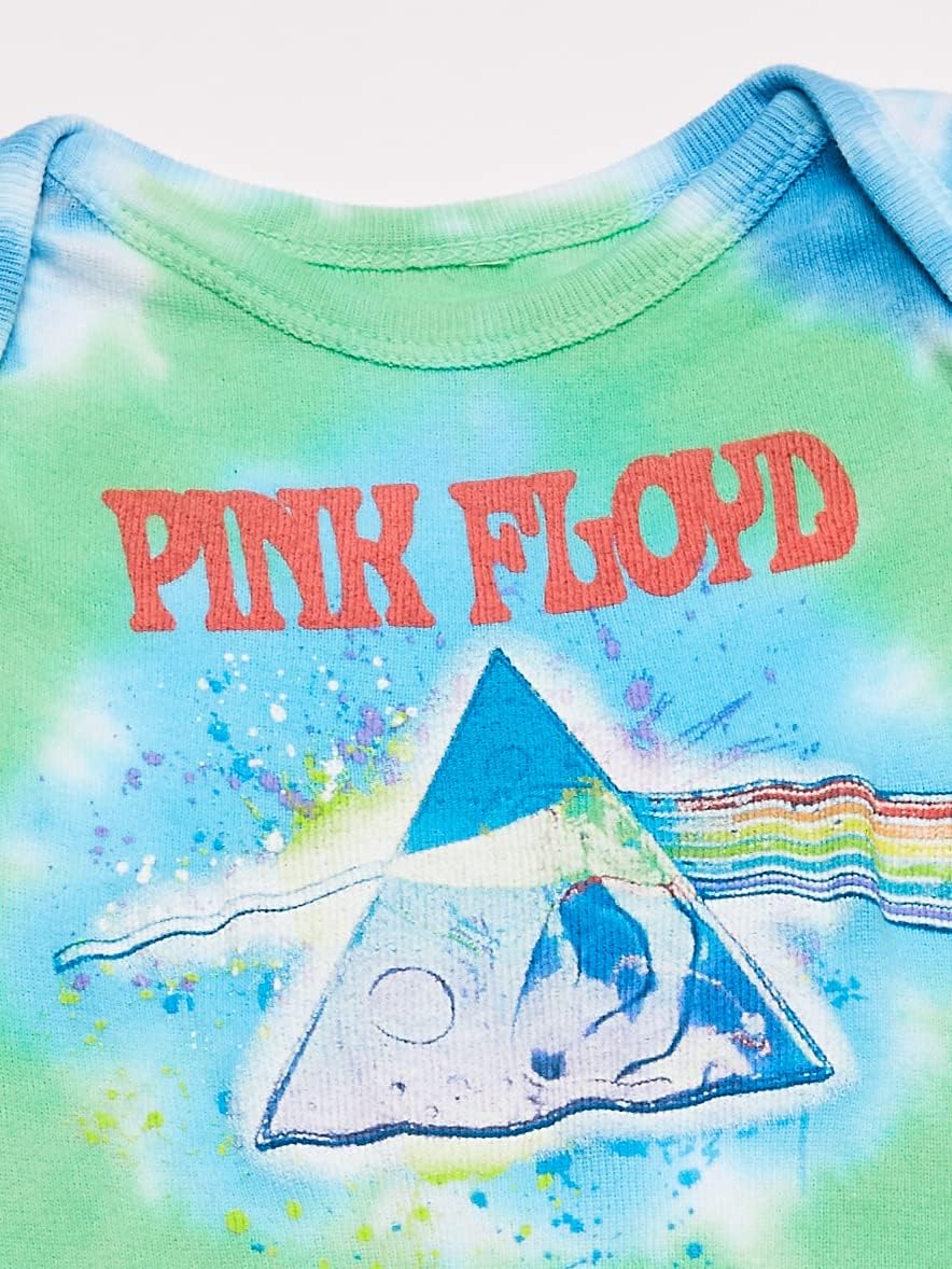 Liquid Blue Baby Pink Floyd Dark Side Oil Paint Onesie