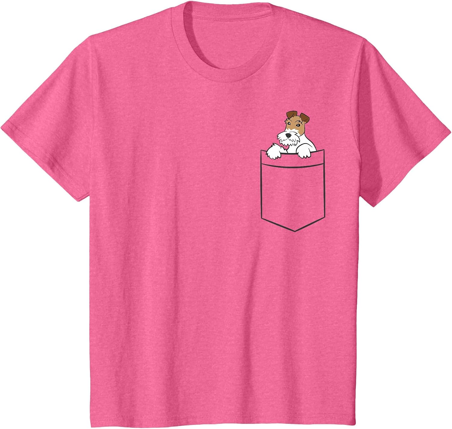 Wire Fox Terrier in The Pocket Cute Wire Fox Terrier T-Shirt