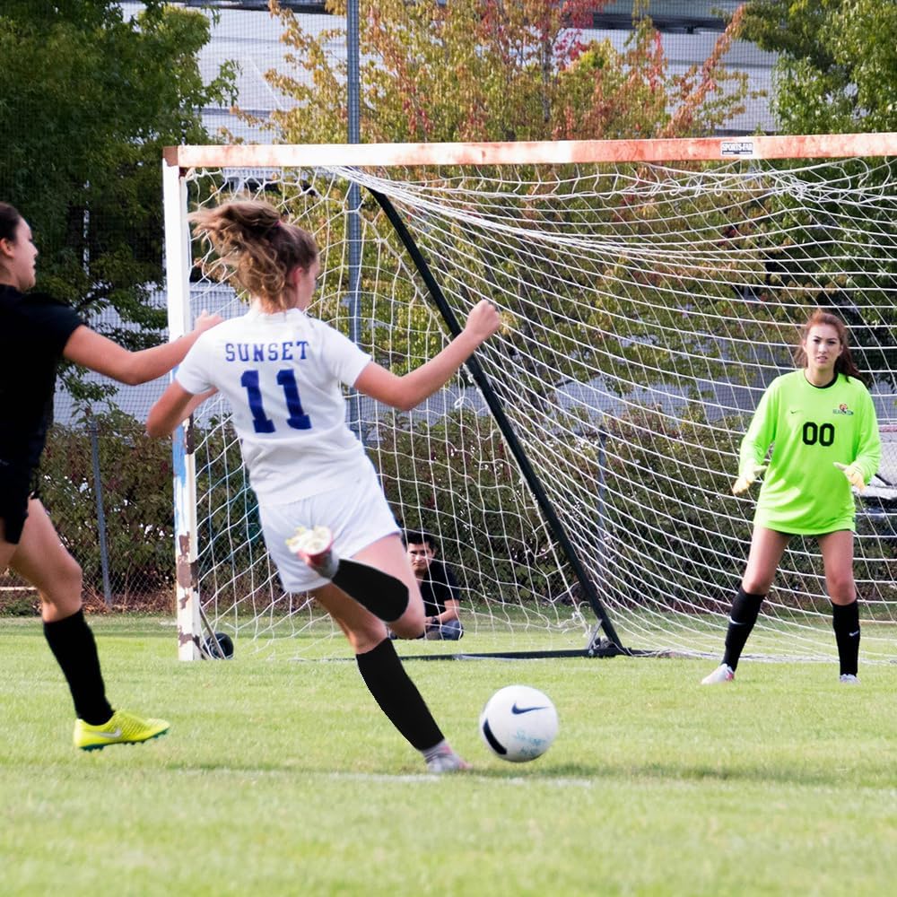 AOPRIE Baseball Socks Bulk Sport Athletic Socks Youth Knee High Long Tube Softball Football Soccer Team Sock Unisex Adult Women Man Black, 4 Pack - Image 5