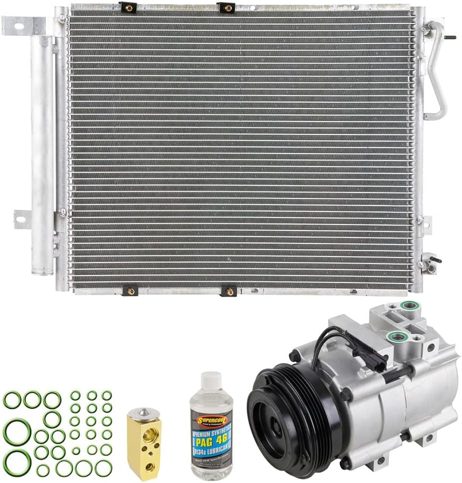 For Kia Sorento 2003-2006 AC Compressor w/A/C Condenser & Repair Kit - BuyAutoParts 60-82498R6 New