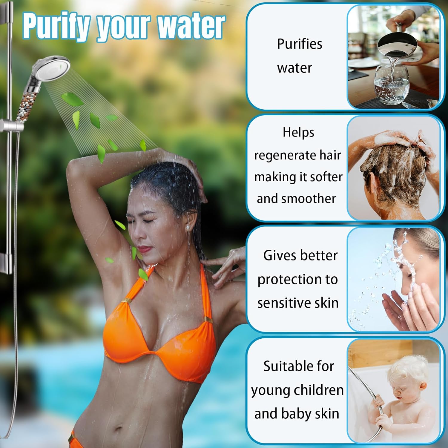Shower Head Beads Refills, Replacement for Hard Water - ic