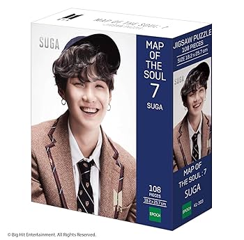 Amazon.com: EPOCH BTS Map of Soul: 7 - Suga, Puzzle : Office
