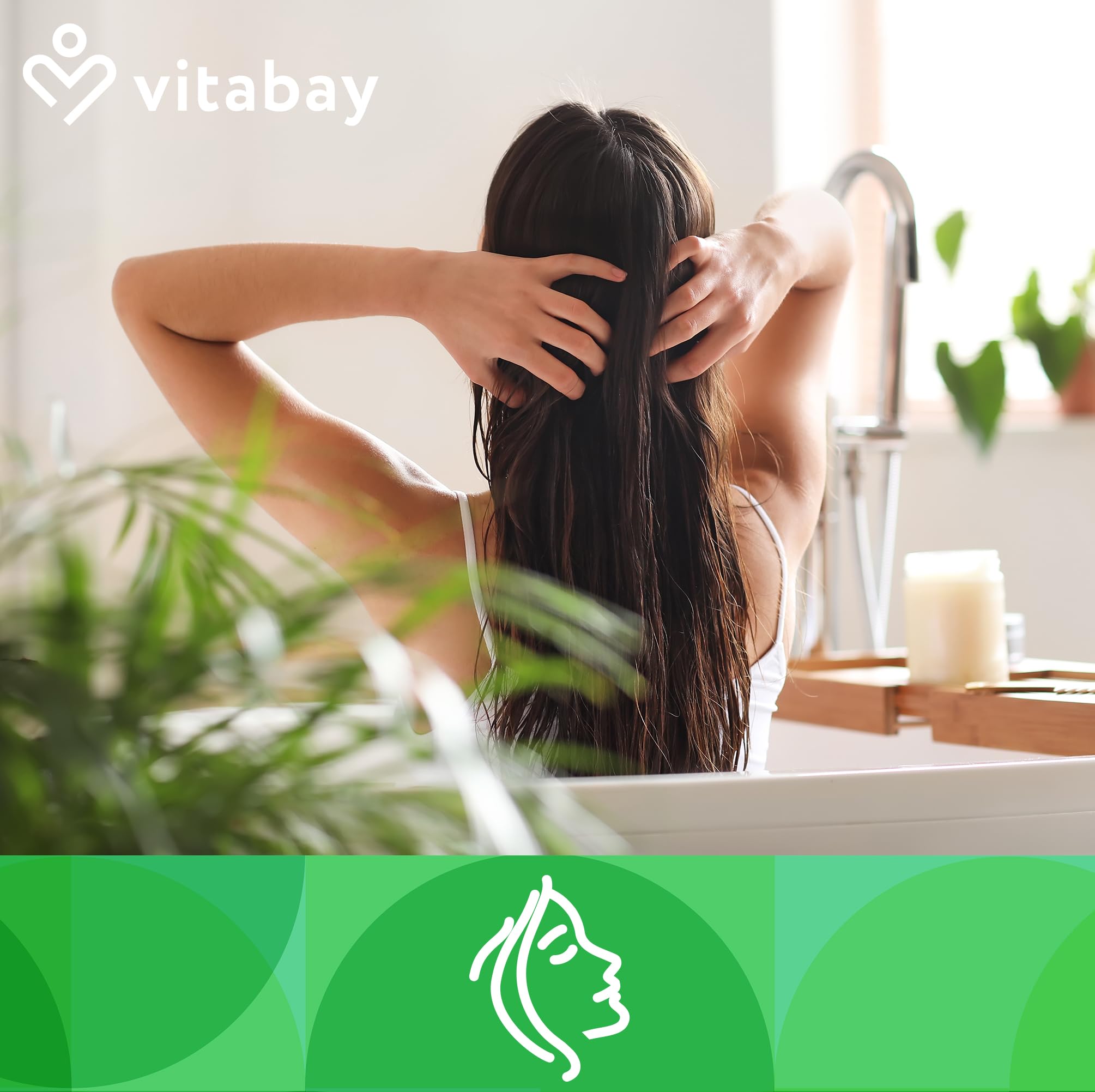 Vitabay Aqua Silica 500 ml • Organisch kolloidales Silizium in levitiertem Wasser • Wichtiges Element für Haut, Haare und Nägel • Vegan • Made in Germany