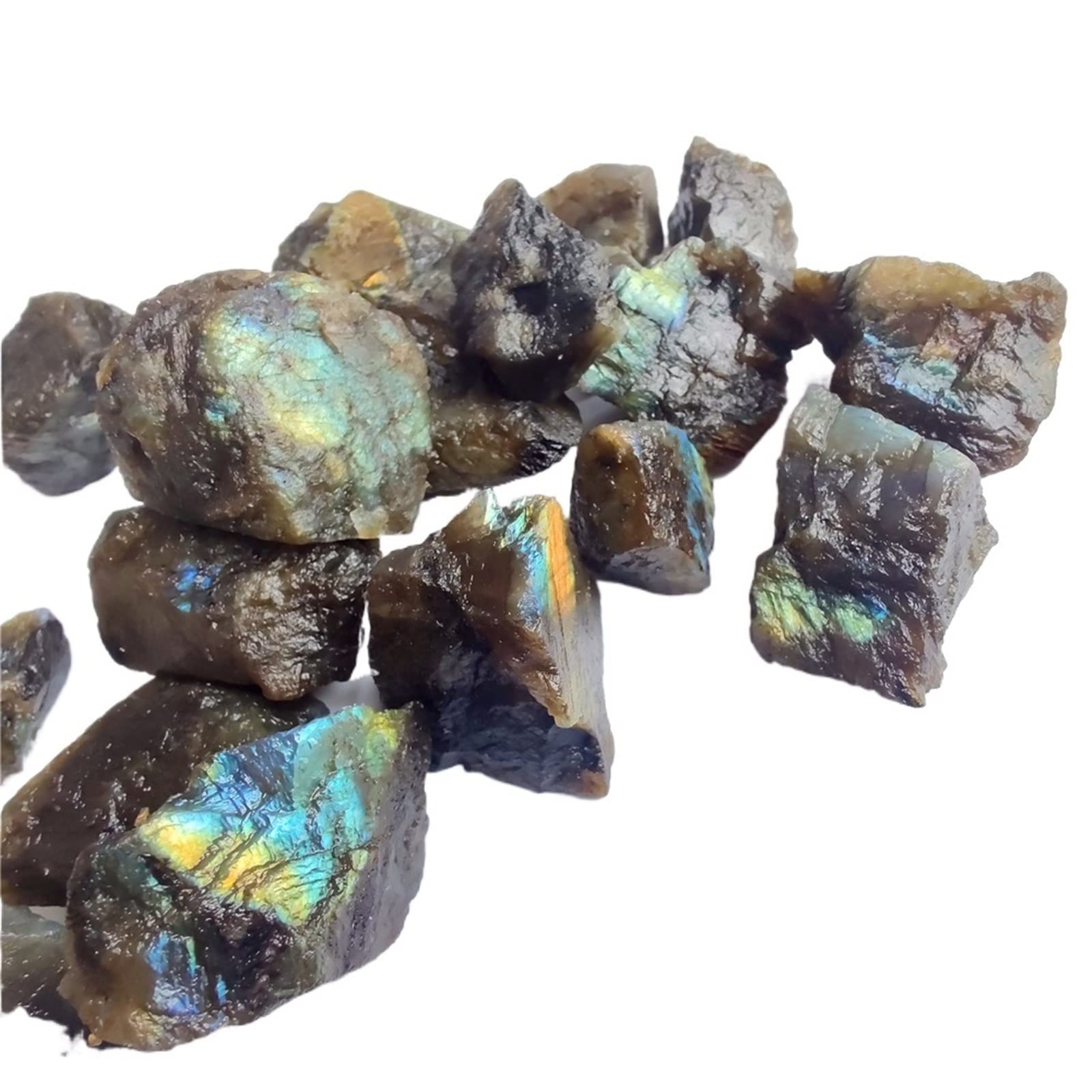 Pierre de lune éclatante 100g de qualité gemme pour décoration et bijoux