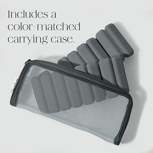 Miniatura 5 de Bala Bangles Wrist & Ankle Weights - Adjustable Weighted Bands for Women & Men - Soft Silicone Arm & Leg Weights for Pilates, Yoga, Walking, Barre