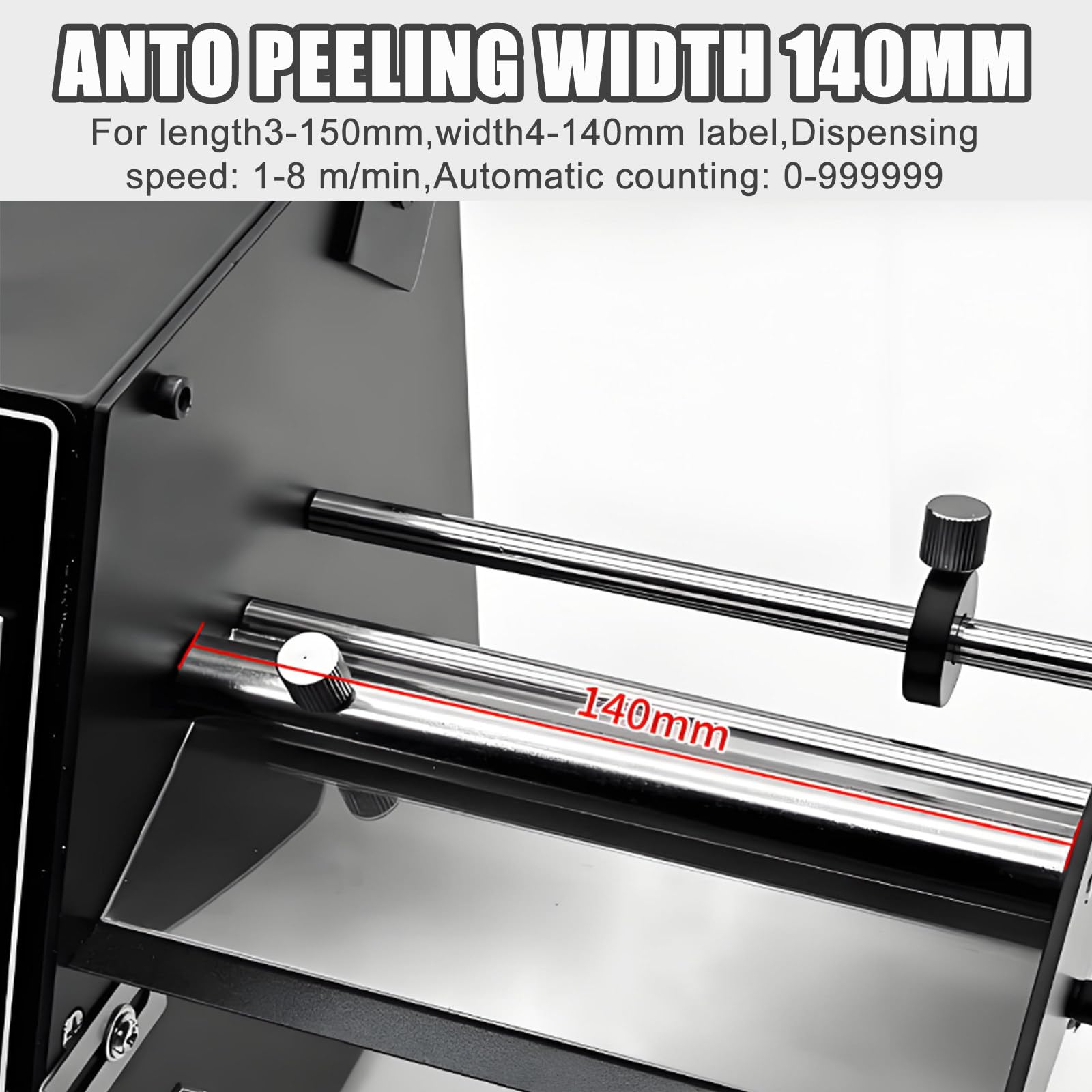 Distributore Automatico di Etichette per Impieghi Gravosi, Macchina Separatrice di Etichette Anto, Struttura in Lega di Alluminio, Lunghezza 3-150 Mm, per Etichette Multifila Optical