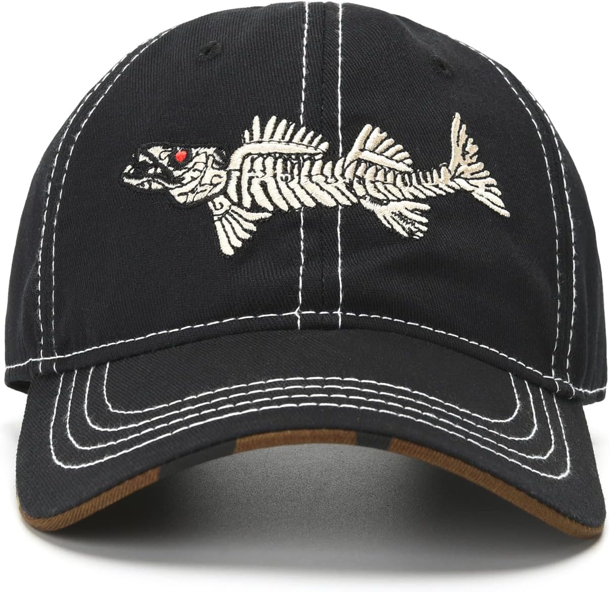 Fish Born Trucker Hats Outdoor Adjustable Fishing Dad Hats Perfect for Camping and Daily Use Street Hip Pop Baseball Golf Cap