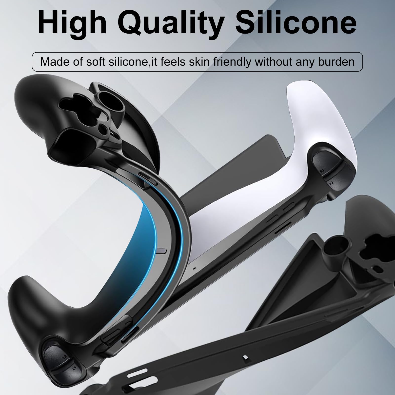 Coque pour Sony PlayStation Portal, Ultra Mince TPU Anti-Rayure Anti-Drop Silicone Souple Antichoc Protection Housse pour Sony PlayStation Portal, Noir