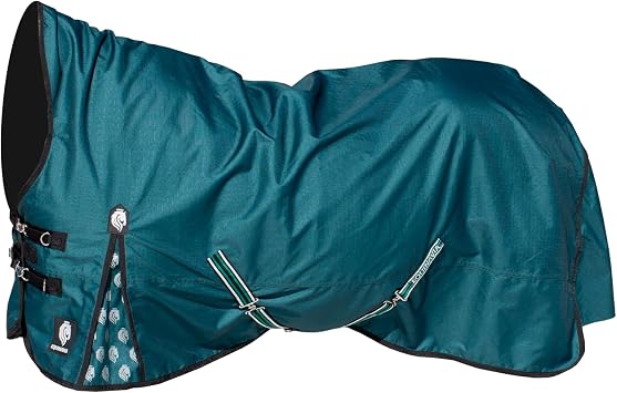 Equinavia Arktis Extended Neck Heavy Weight Horse Blankets for Real Horses | Horse Turnout Blanket 300g, Waterproof Design Winter Protection, Durable Fit, Comfortable Coverage for Cold Weather, 12 Sizes