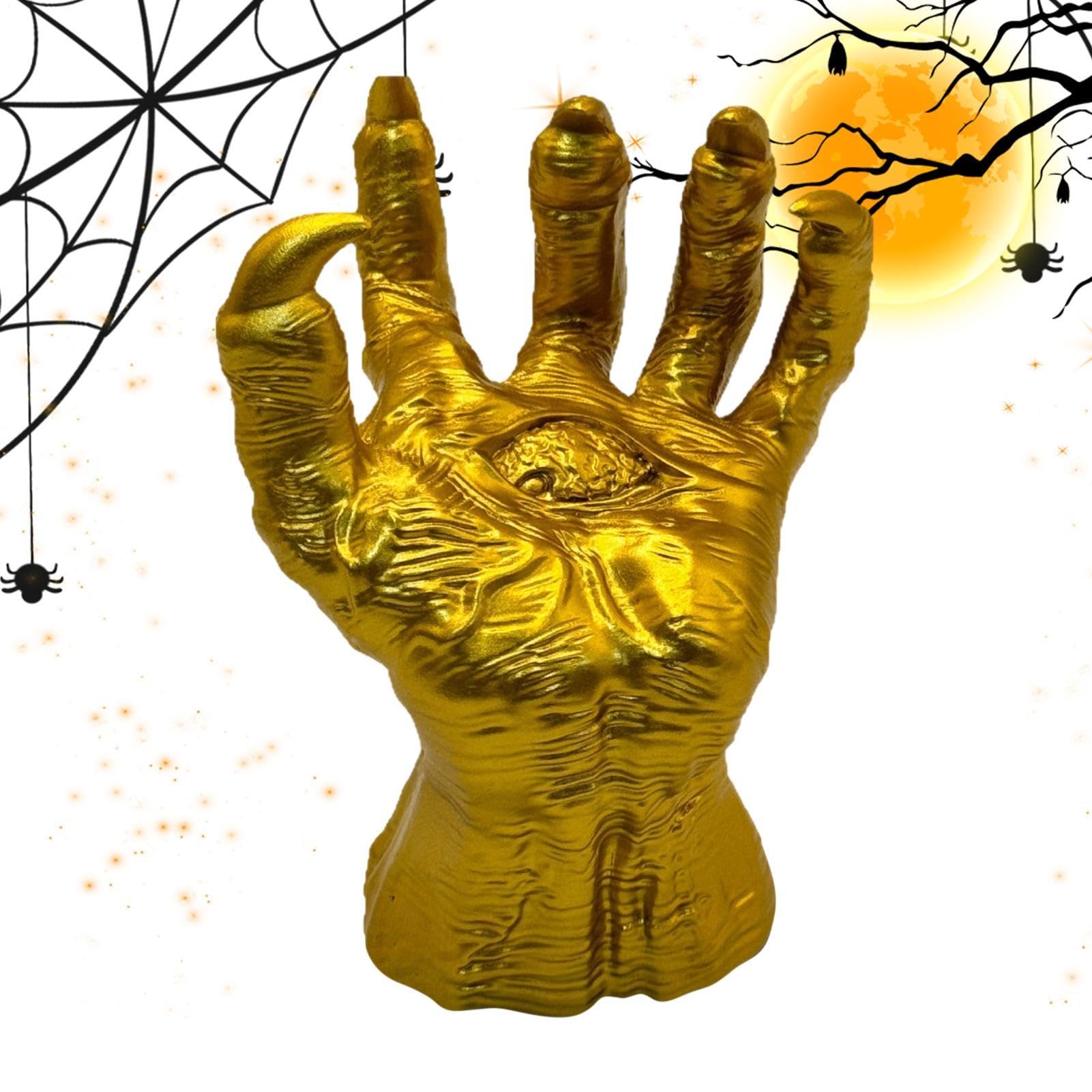 Mains d'halloween effrayantes pour maison hantée et décoration de table festive